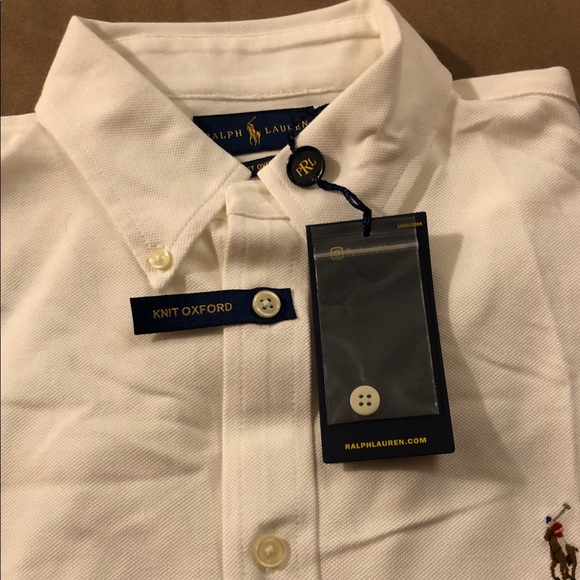 Ralph Lauren Knit Oxford Polo Shirt - Picture 2 of 3